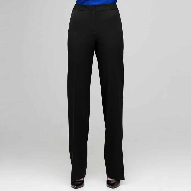 Flat Front Pant, Black, large image number 0